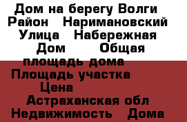 Дом на берегу Волги › Район ­ Наримановский › Улица ­ Набережная › Дом ­ 7 › Общая площадь дома ­ 66 › Площадь участка ­ 700 › Цена ­ 1 670 000 - Астраханская обл. Недвижимость » Дома, коттеджи, дачи продажа   